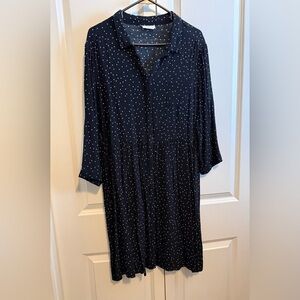 Hush Black Star Pattern Dress